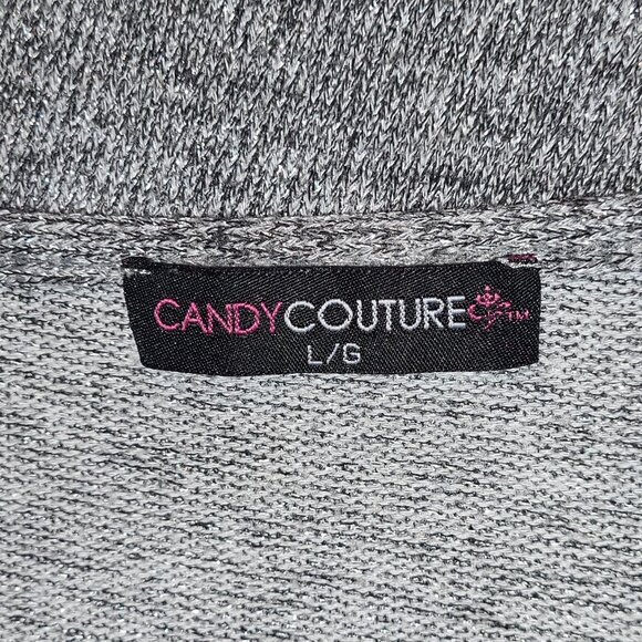 L | Candy Couture | 3/4 Sleeve High-Low Top - Picture 4 of 5